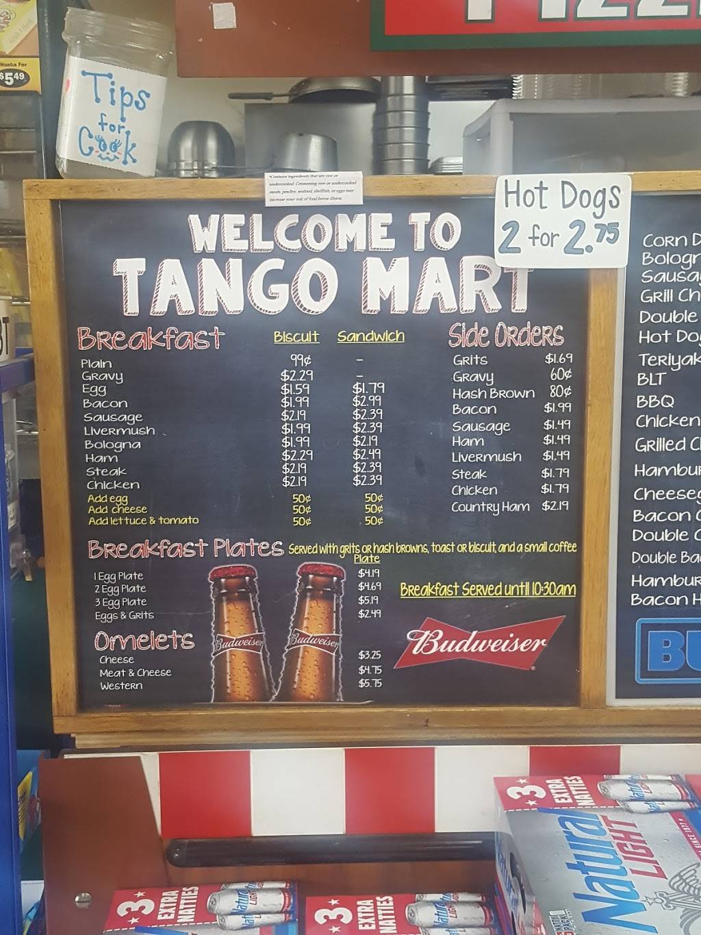 TANGO MART | restaurant | 4175 Chester Hwy, McConnells, SC 29726, USA | 8036840570 OR +1 803-684-0570