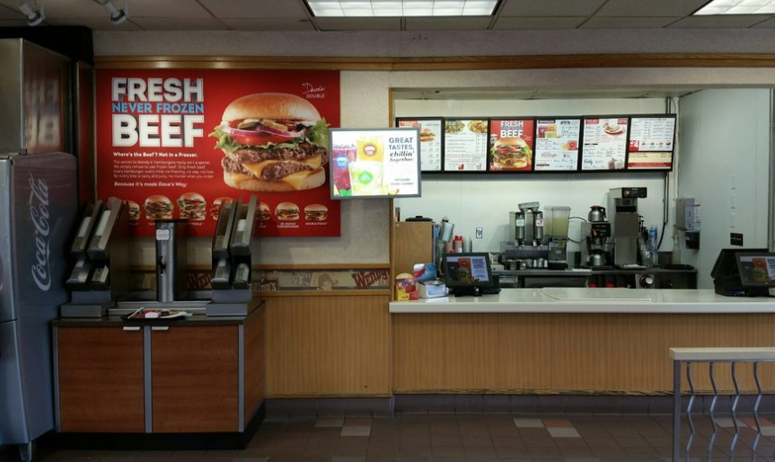 Wendys | restaurant | 9688 Main St, Fairfax, VA 22031, USA | 7037643104 OR +1 703-764-3104