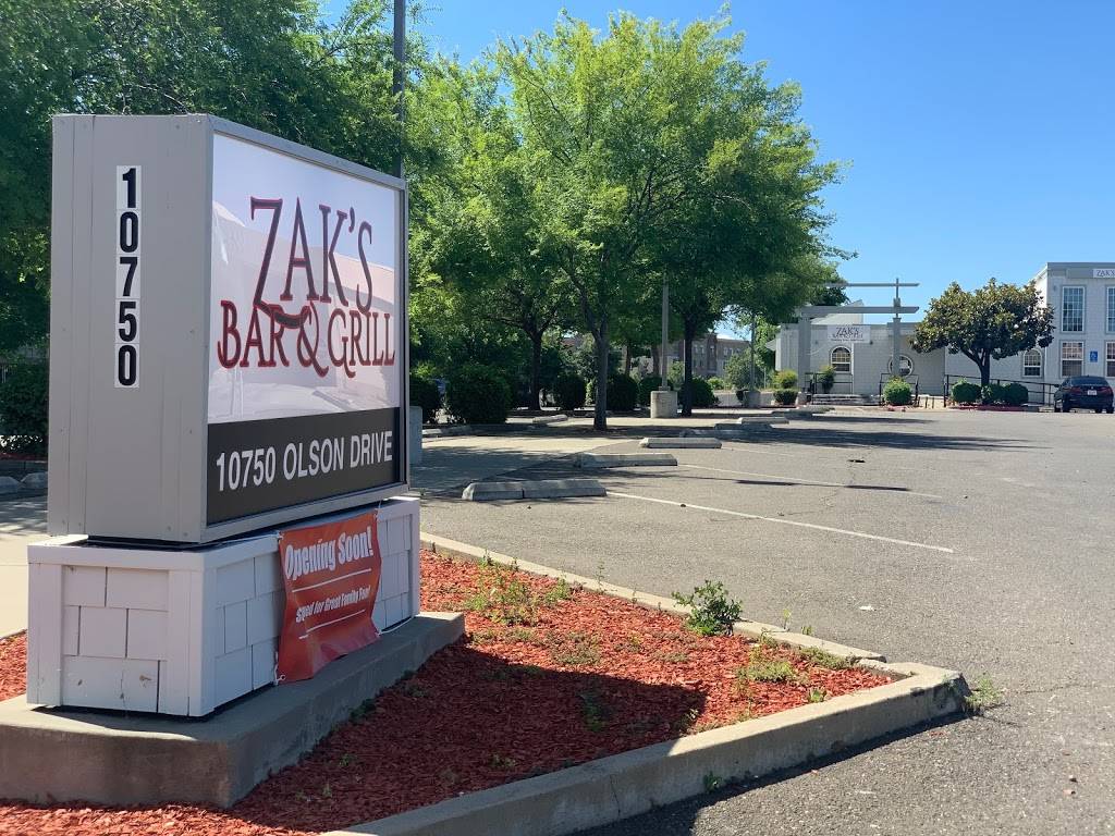 Zak’s Bar & Grill | restaurant | 10750 Olson Dr, Rancho Cordova, CA 95670, USA | 9162263480 OR +1 916-226-3480