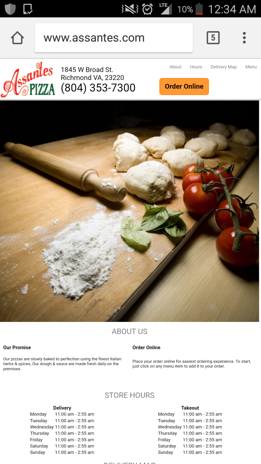 Assantes Pizza | restaurant | 1845 W Broad St, Richmond, VA 23220, USA | 8043537300 OR +1 804-353-7300