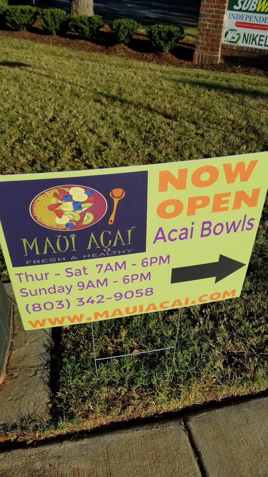 Maui Açai Food Truck | restaurant | 857 Promenade Walk, Fort Mill, SC 29708, USA | 8033429058 OR +1 803-342-9058