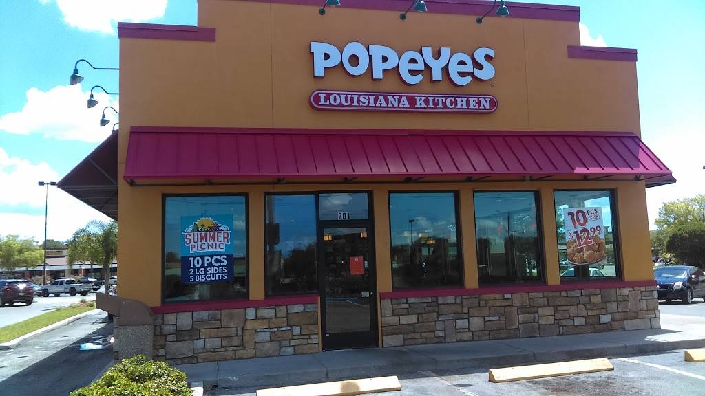 Popeyes Louisiana Kitchen | restaurant | 201 W Alexander St, Plant City, FL 33563, USA | 8137520503 OR +1 813-752-0503