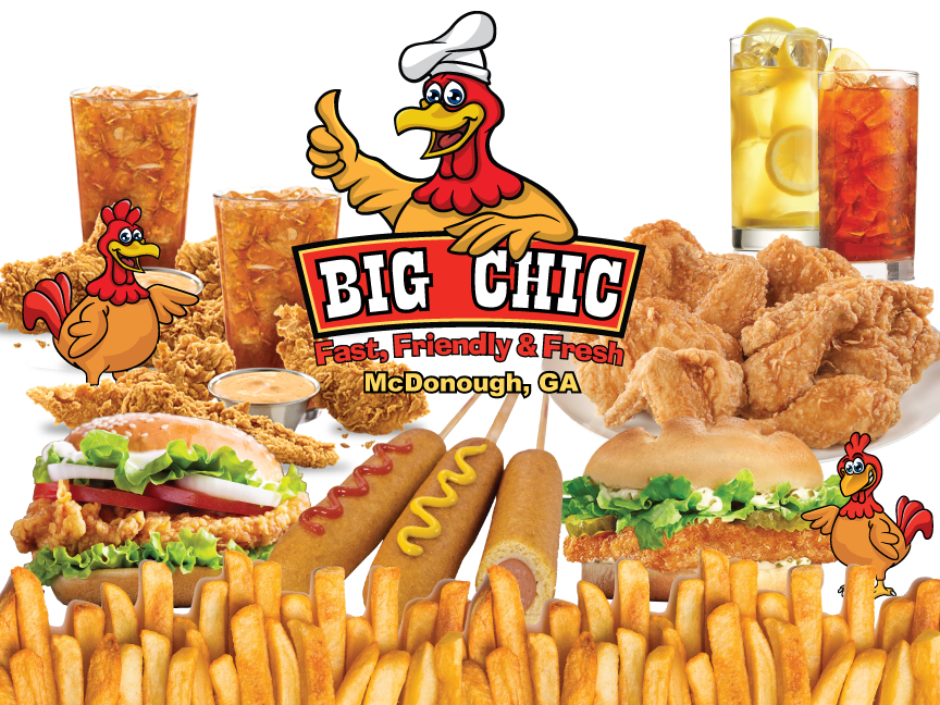 Big Chic | restaurant | 590 Macon St, McDonough, GA 30253, USA | 7709571329 OR +1 770-957-1329