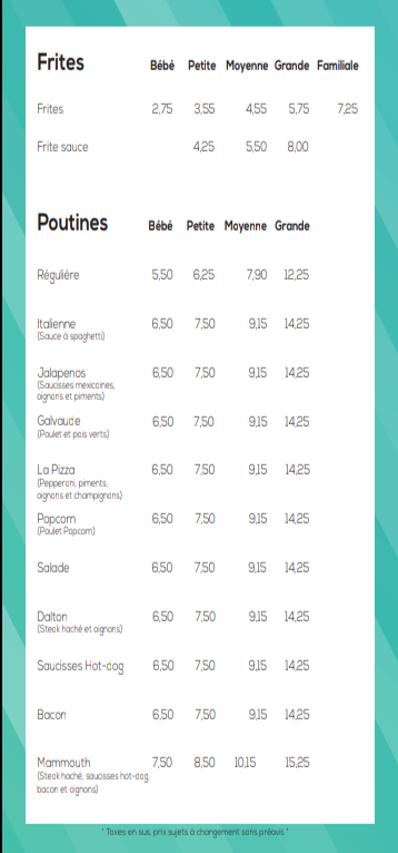 Cantine Des Dee | restaurant | 946 Boulevard Frontenac O, Thetford Mines, QC G6G 6K3, Canada | 4183388669 OR +1 418-338-8669