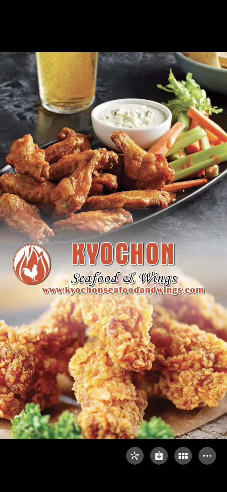 Kyochon Seafood & Wings | restaurant | 3391 Cleveland Ave, Columbus, OH 43224, USA | 6145497837 OR +1 614-549-7837