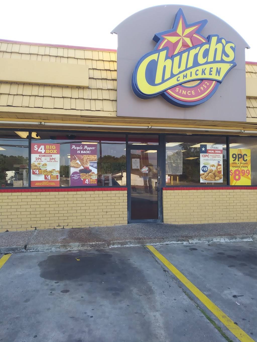 Churchs Chicken | restaurant | 9122 Mesa Dr, Houston, TX 77028, USA | 7136330144 OR +1 713-633-0144