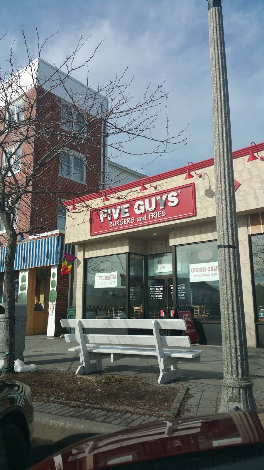 Five Guys | meal takeaway | 47 Rehoboth Ave, Rehoboth Beach, DE 19971, USA | 3027275470 OR +1 302-727-5470