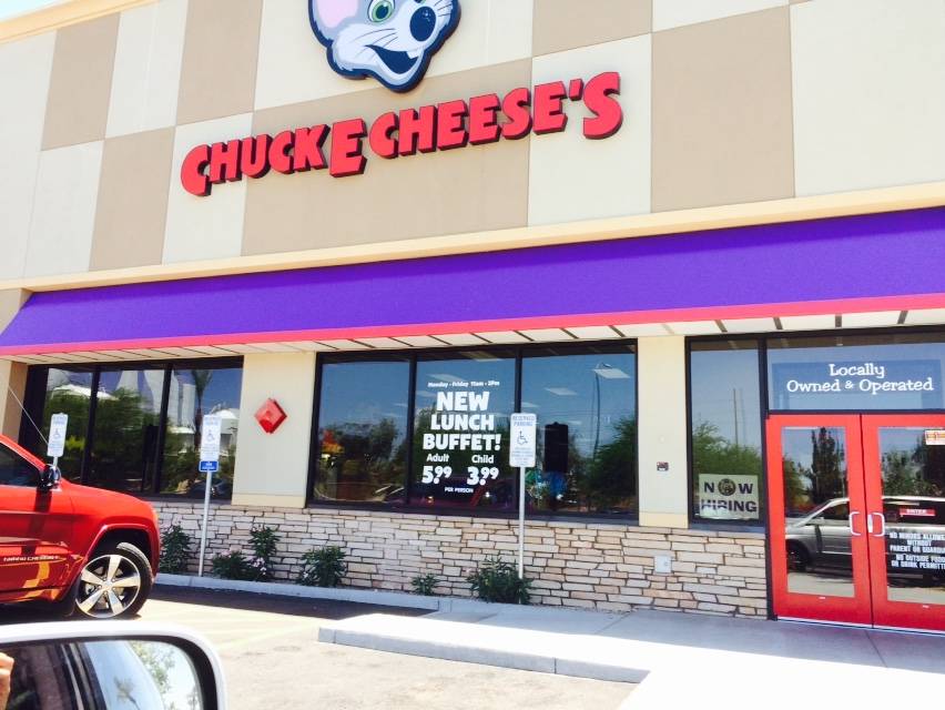 Chuck E. Cheeses | restaurant | 2977 W Frye Rd, Chandler, AZ 85224, USA | 4808571263 OR +1 480-857-1263