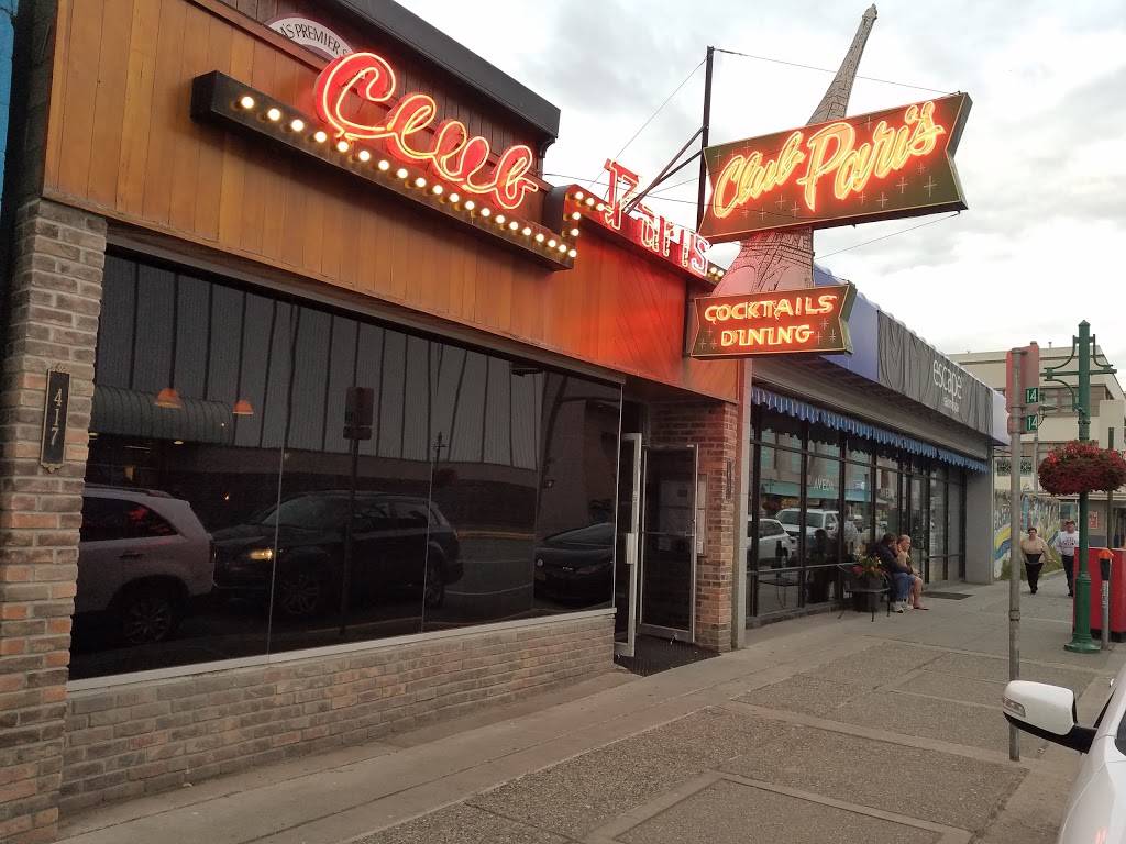 Club Paris | restaurant | 417 W 5th Ave, Anchorage, AK 99501, USA | 9072776332 OR +1 907-277-6332