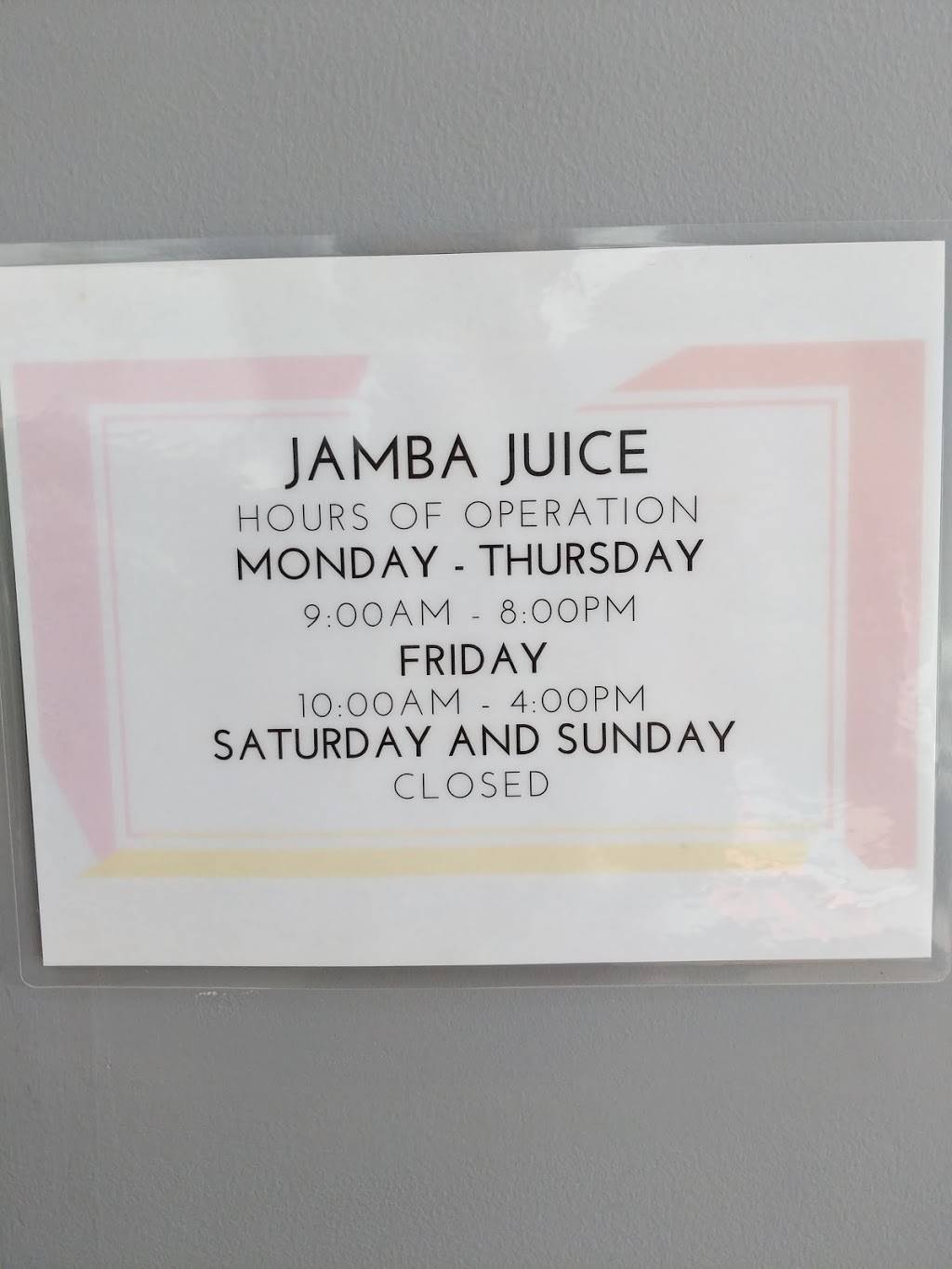 Jamba CSUEB - Hayward | restaurant | Recreation & Wellness Ctr, 25800 Carlos Bee Blvd, Hayward, CA 94542, USA | 7043287955 OR +1 704-328-7955