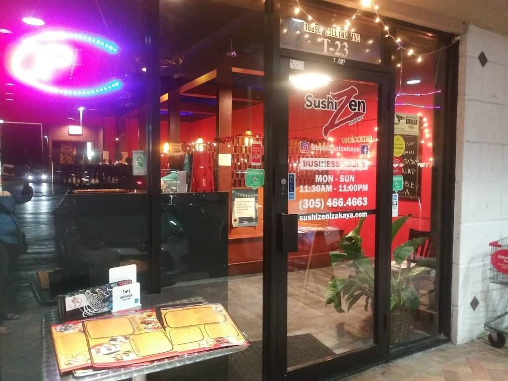 Sushi Zen & Izakaya | restaurant | 18090 Collins Ave T-23, Sunny Isles Beach, FL 33160, USA | 3054664663 OR +1 305-466-4663