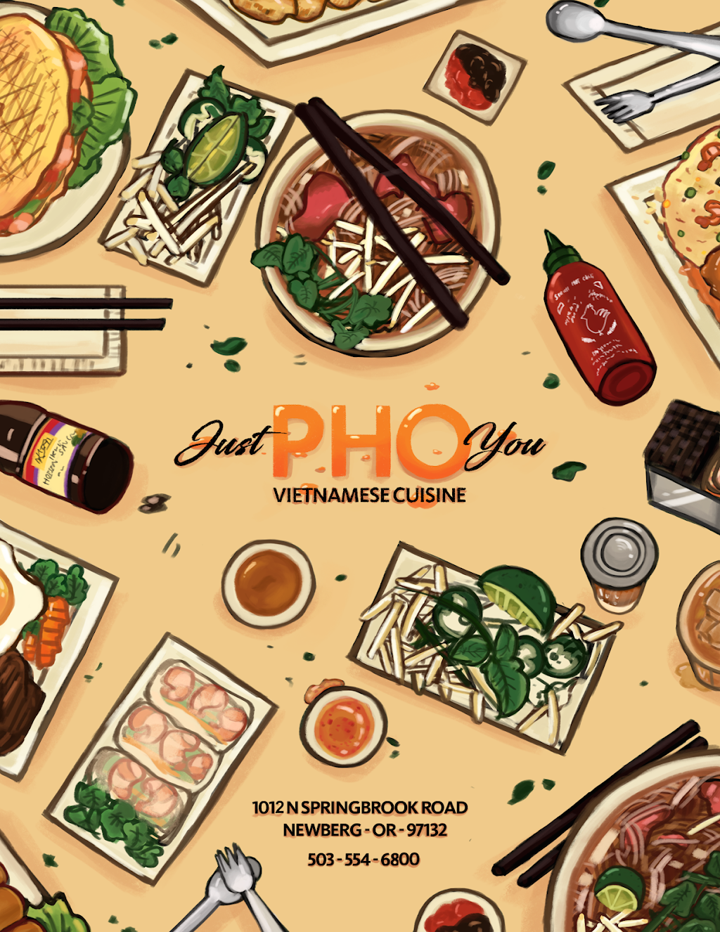 Just Pho You | restaurant | 1012 N Springbrook Rd, Newberg, OR 97132, USA | 5035546800 OR +1 503-554-6800