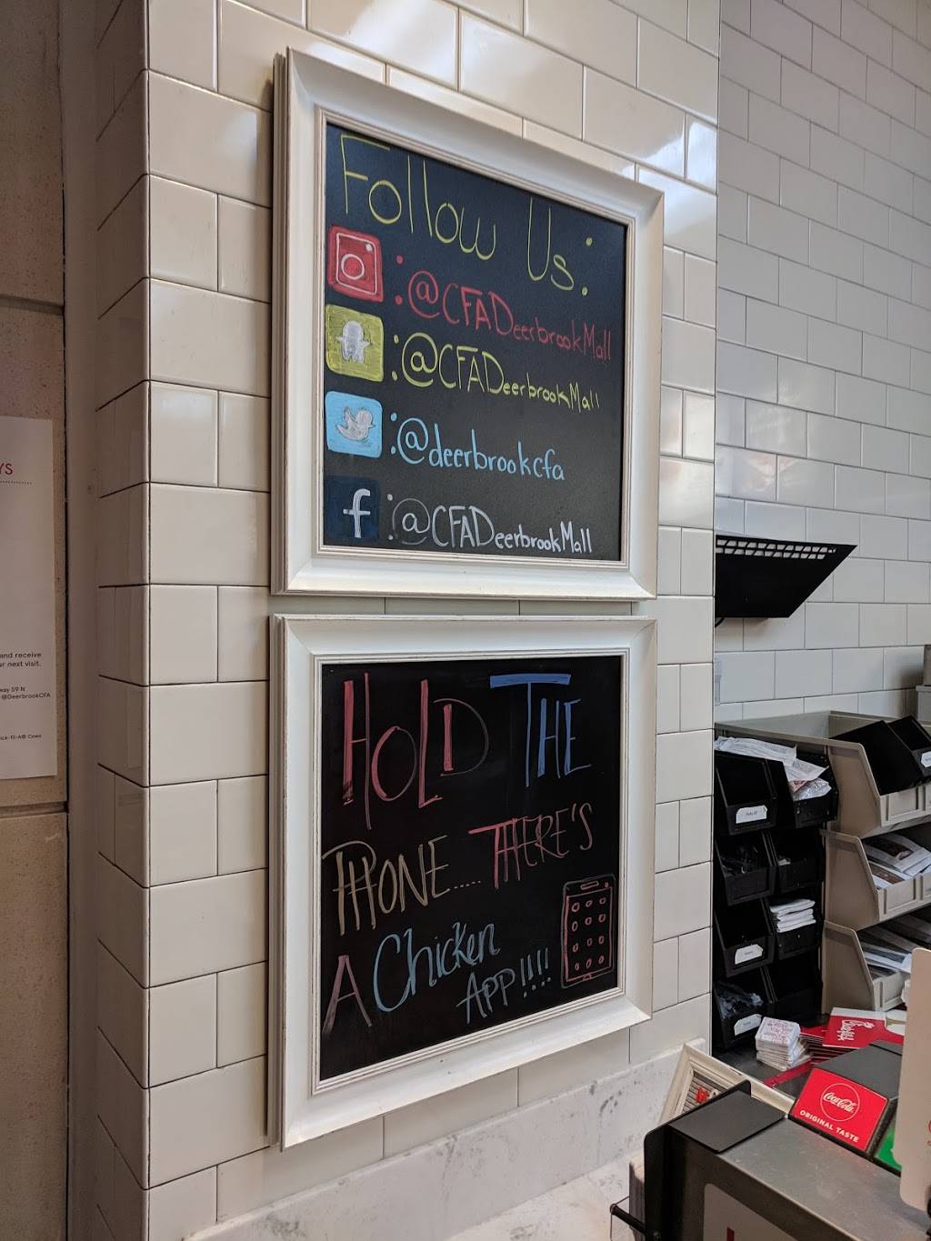 Chick-fil-A | restaurant | 20131, 2106 US-59 N Ste, Humble, TX 77338, USA | 2814464255 OR +1 281-446-4255