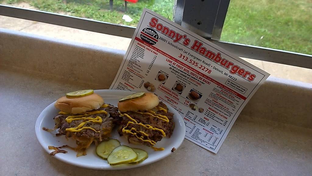 Sonnys Hamburgers | restaurant | 20001 Schoolcraft, Detroit, MI 48223, USA | 3135352278 OR +1 313-535-2278