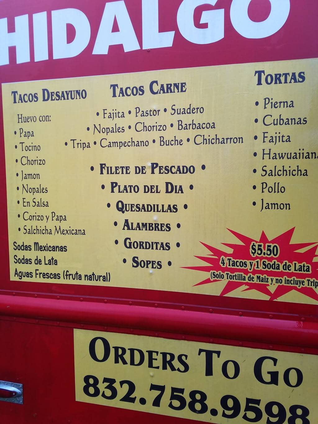 Taqueria Hidalgo | restaurant | 10100 Clay Rd, Houston, TX 77080, USA | 8327589598 OR +1 832-758-9598