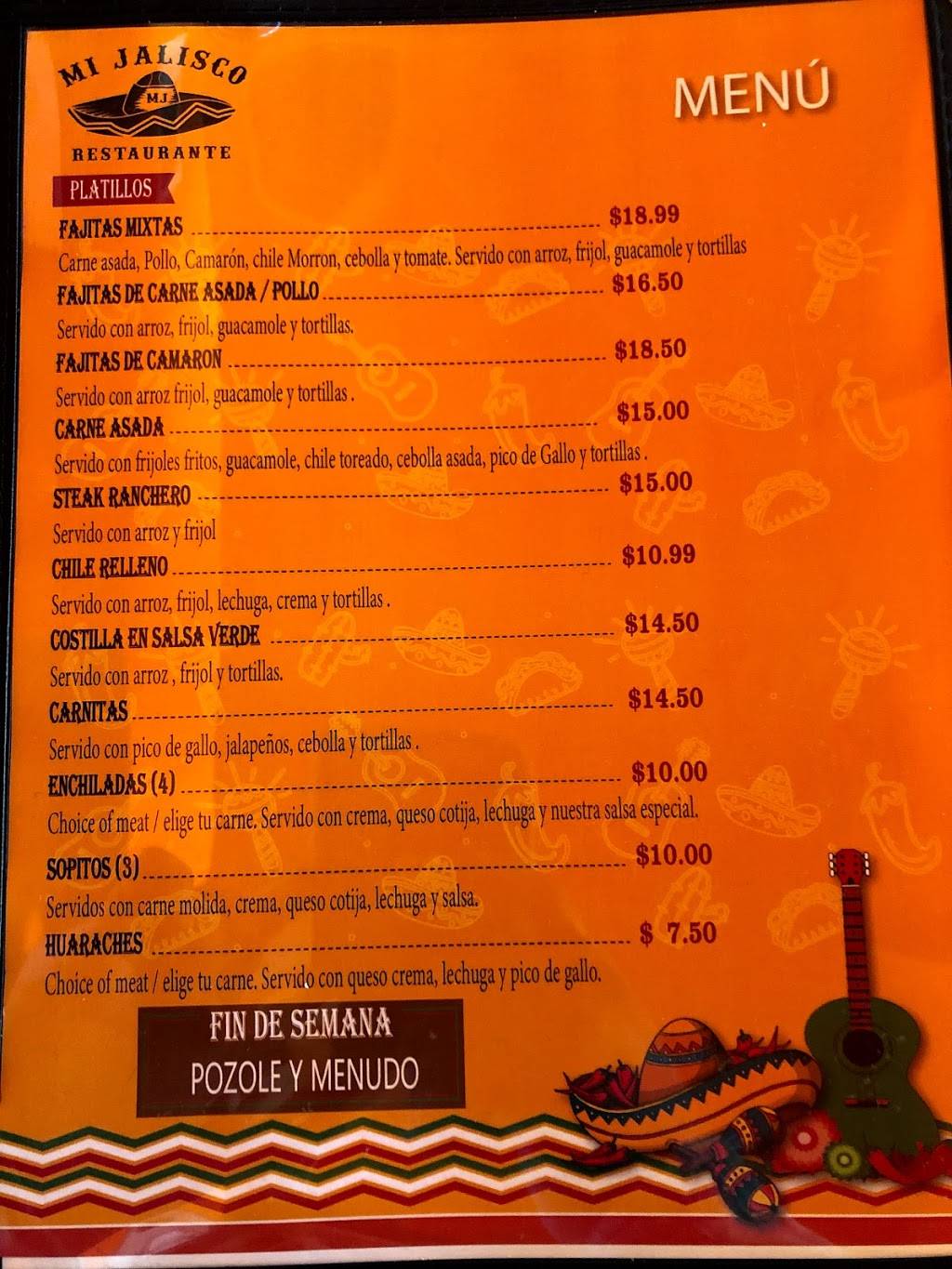 Mi Jalisco Restaurante | restaurant | 1400 Tennessee St, Vallejo, CA 94590, USA | 7076525259 OR +1 707-652-5259