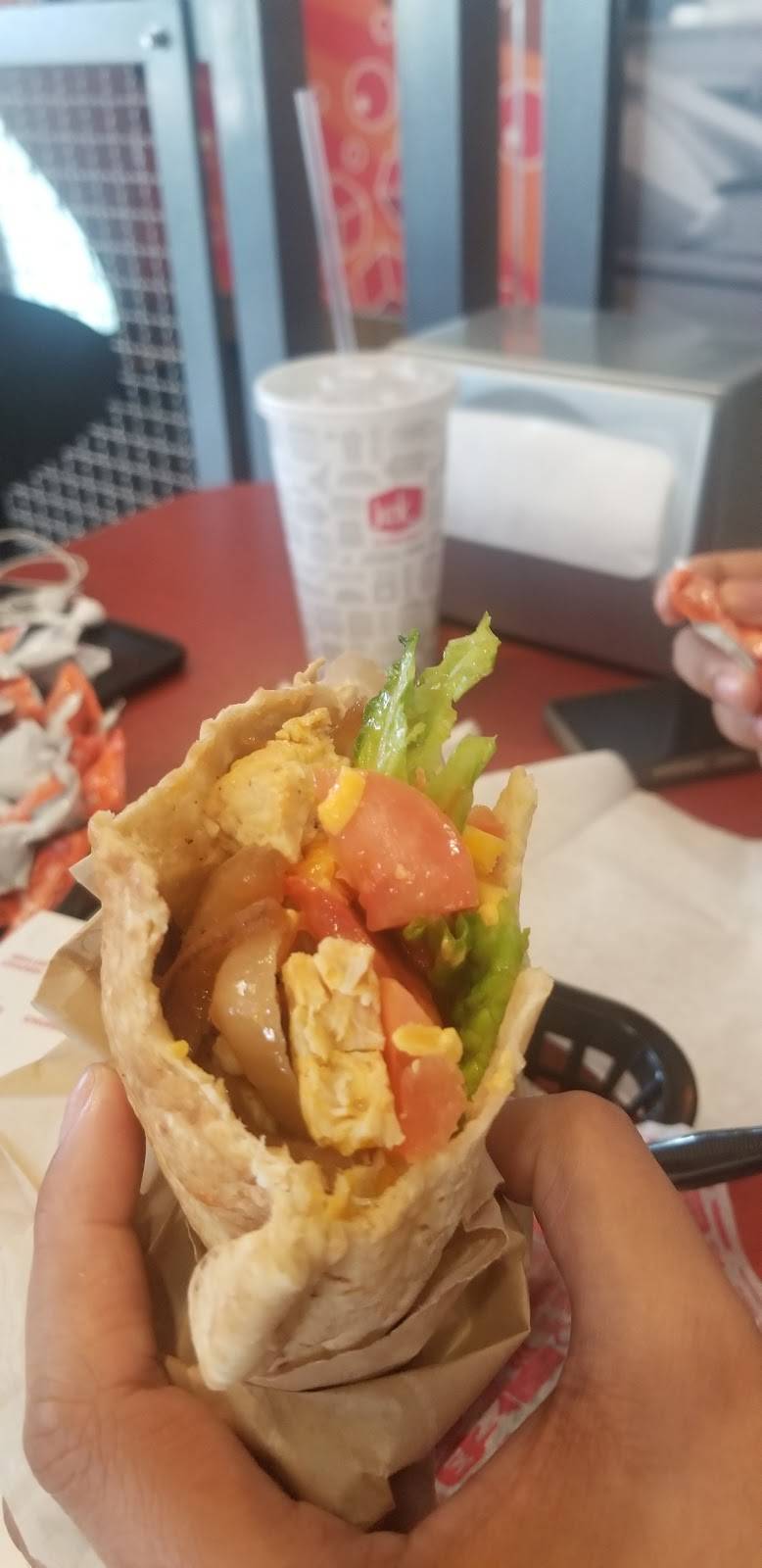 Jack in the Box | restaurant | 10048 Cherry Ave, Fontana, CA 92335, USA | 9093560554 OR +1 909-356-0554