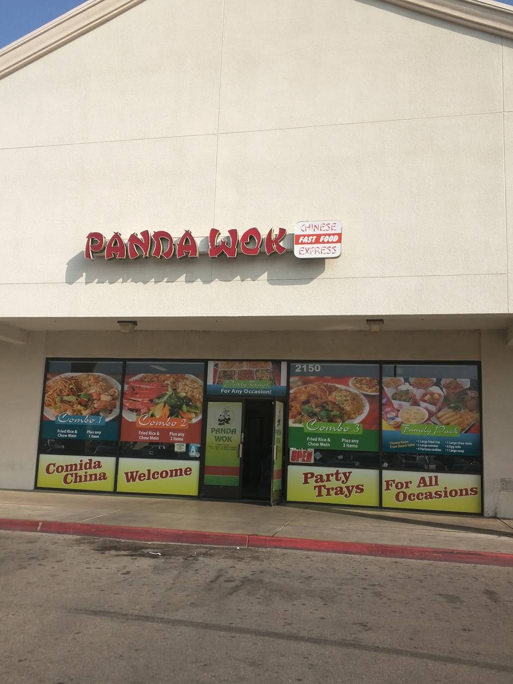 Panda Wok | restaurant | 2150 White Ln, Bakersfield, CA 93304, USA | 6618369918 OR +1 661-836-9918