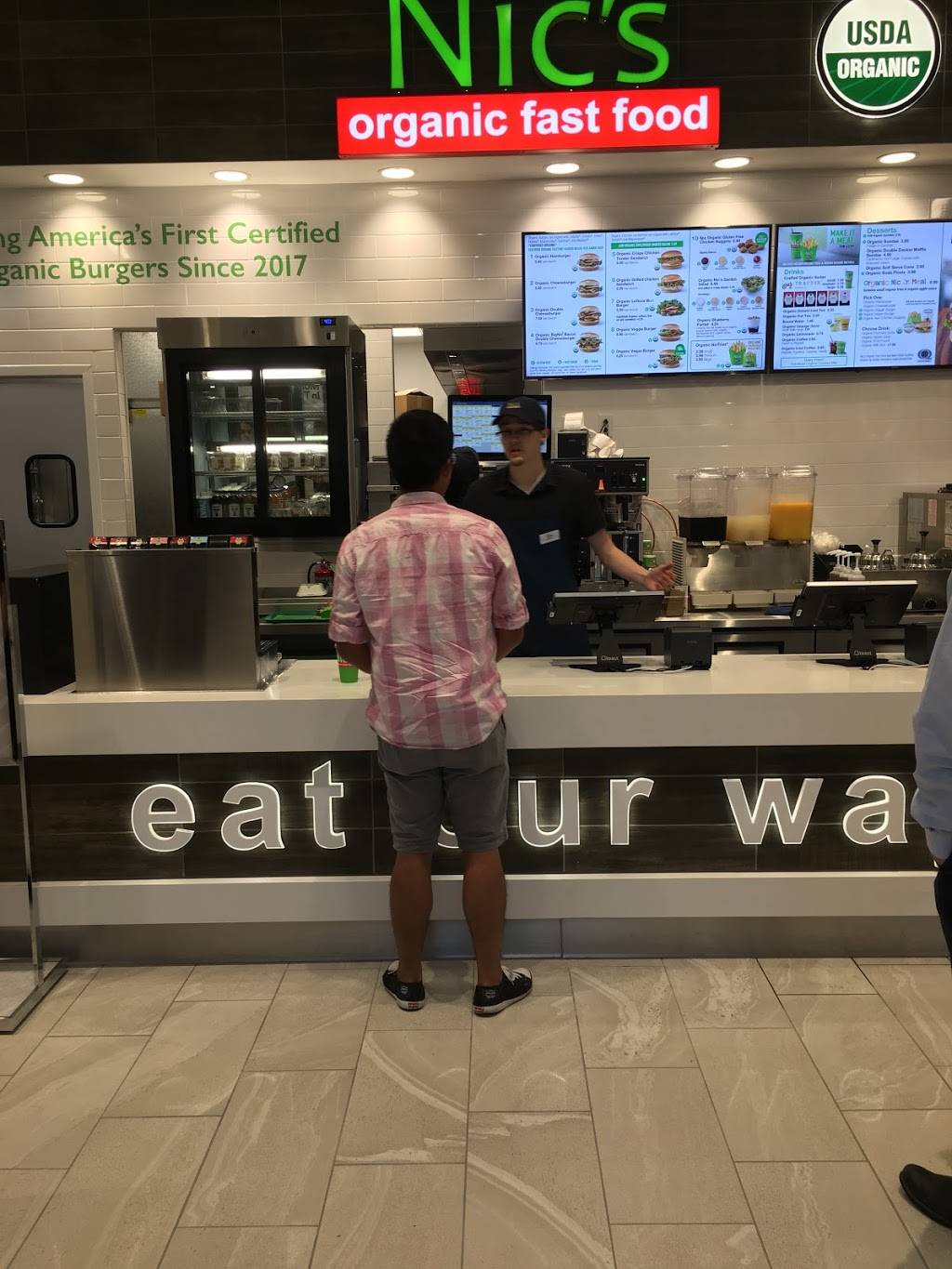 Nics Organic Fast Food | restaurant | 5 Woodfield Mall VC09, Schaumburg, IL 60173, USA | 2245208249 OR +1 224-520-8249