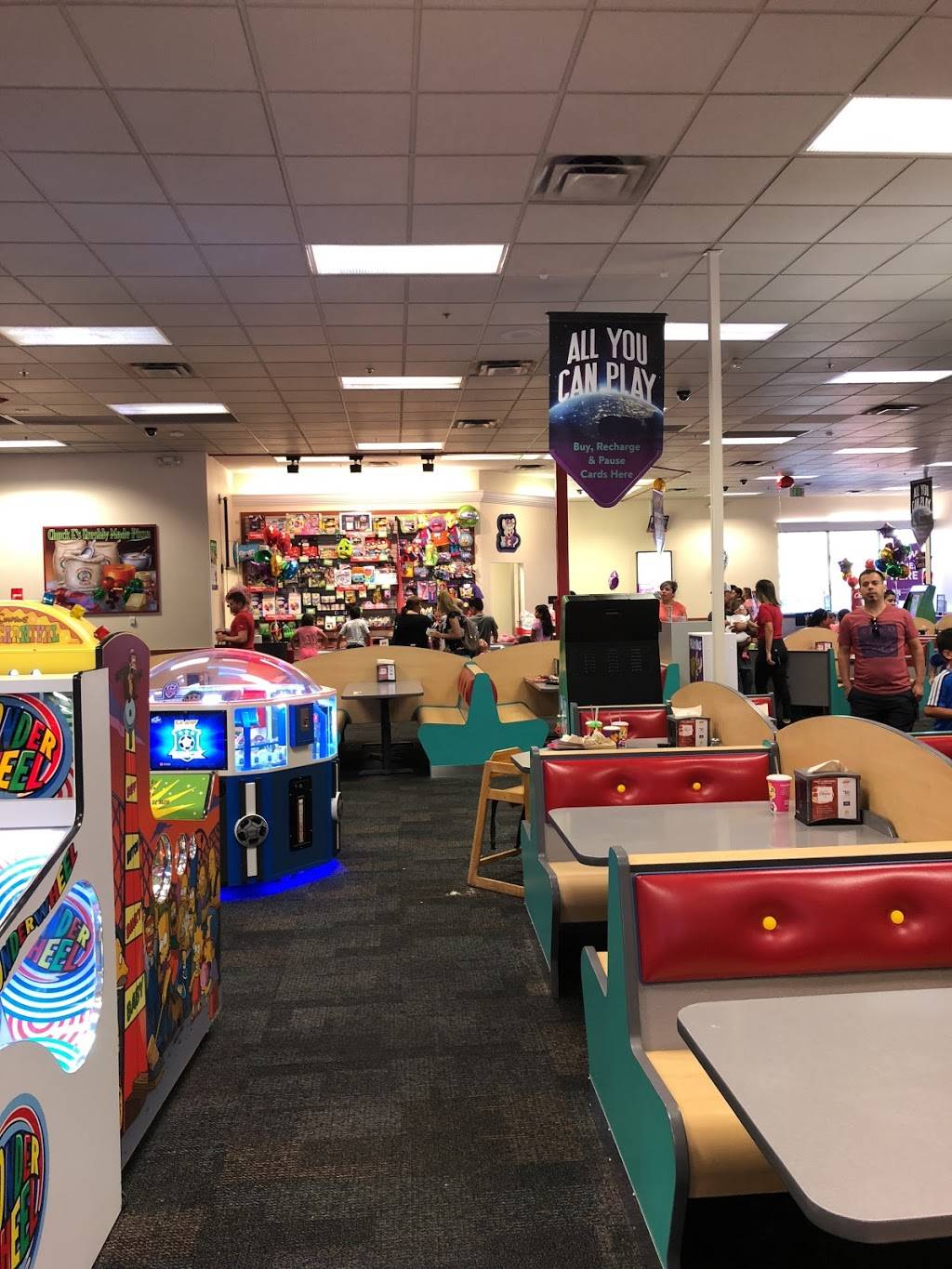 Chuck E. Cheeses | restaurant | 23160 Sunnymead Boulevard, Moreno Valley, CA 92553, USA | 9512429025 OR +1 951-242-9025