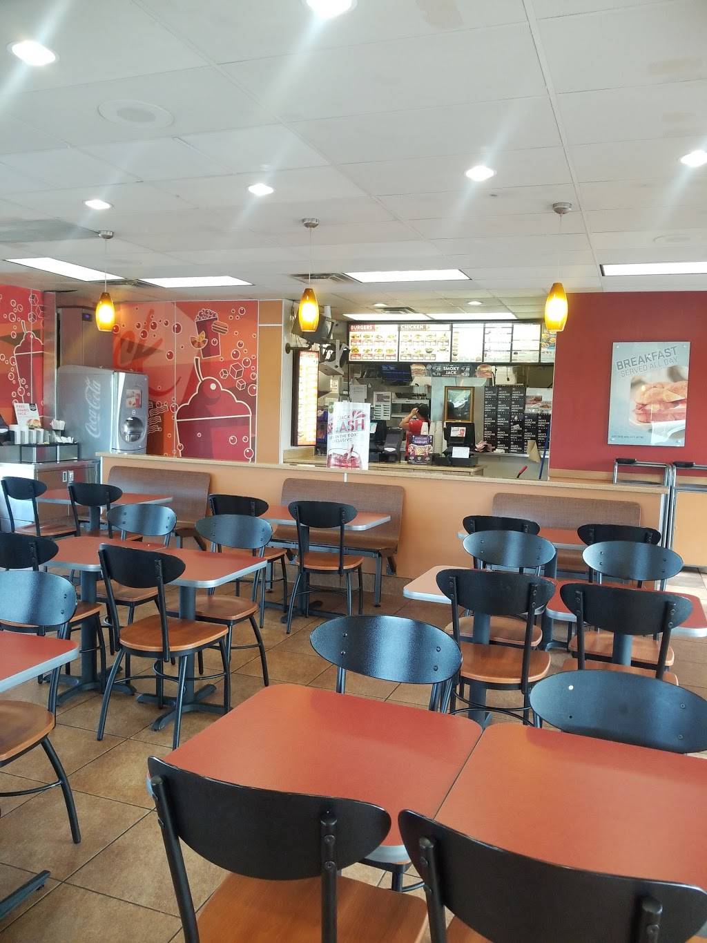 Jack in the Box | restaurant | 739 N Sam Houston Pkwy E, Houston, TX 77060, USA | 2814058140 OR +1 281-405-8140