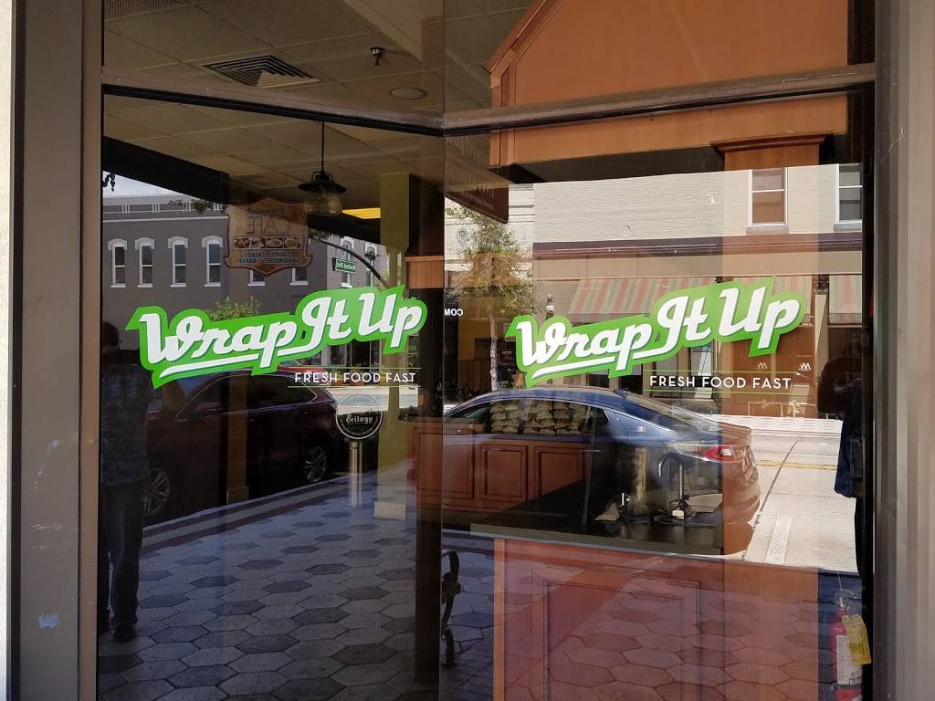 Wrap It Up | restaurant | 101 N Woodland Blvd unit 101, DeLand, FL 32720, USA | 3862797653 OR +1 386-279-7653