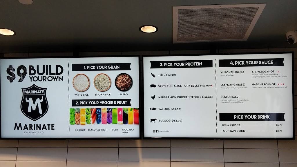 Marinate | restaurant | 60 Mccowen St Unit 14 Unit 14, Long Beach, CA 90808, USA | 5624205177 OR +1 562-420-5177