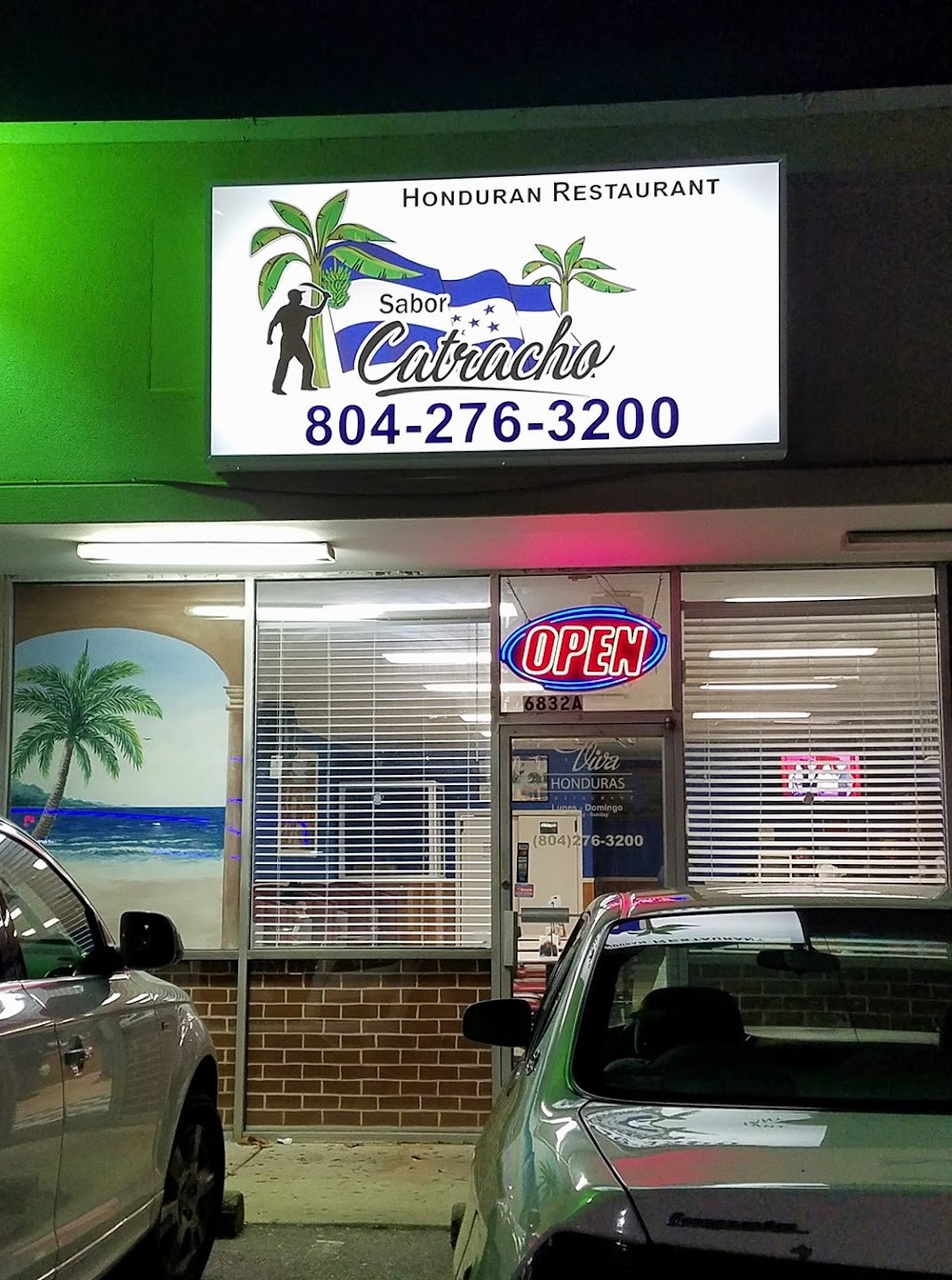 Sabor Catracho | restaurant | 6832-A, Midlothian Tpke, Richmond, VA 23225, USA | 8042763200 OR +1 804-276-3200