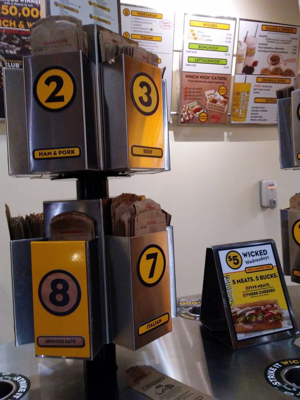 Which Wich Superior Sandwiches | restaurant | 2251 W Arlington Blvd, Greenville, NC 27834, USA | 2527510470 OR +1 252-751-0470