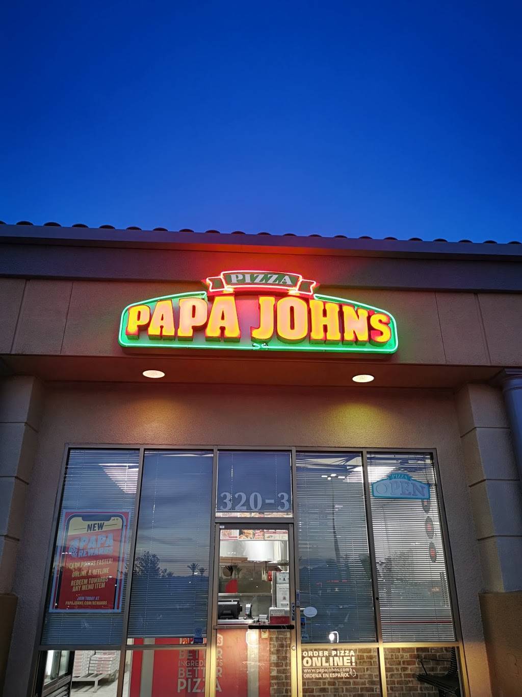 Papa Johns Pizza | restaurant | 9255 S Eastern Ave Ste 320, Las Vegas, NV 89123, USA | 7023617272 OR +1 702-361-7272