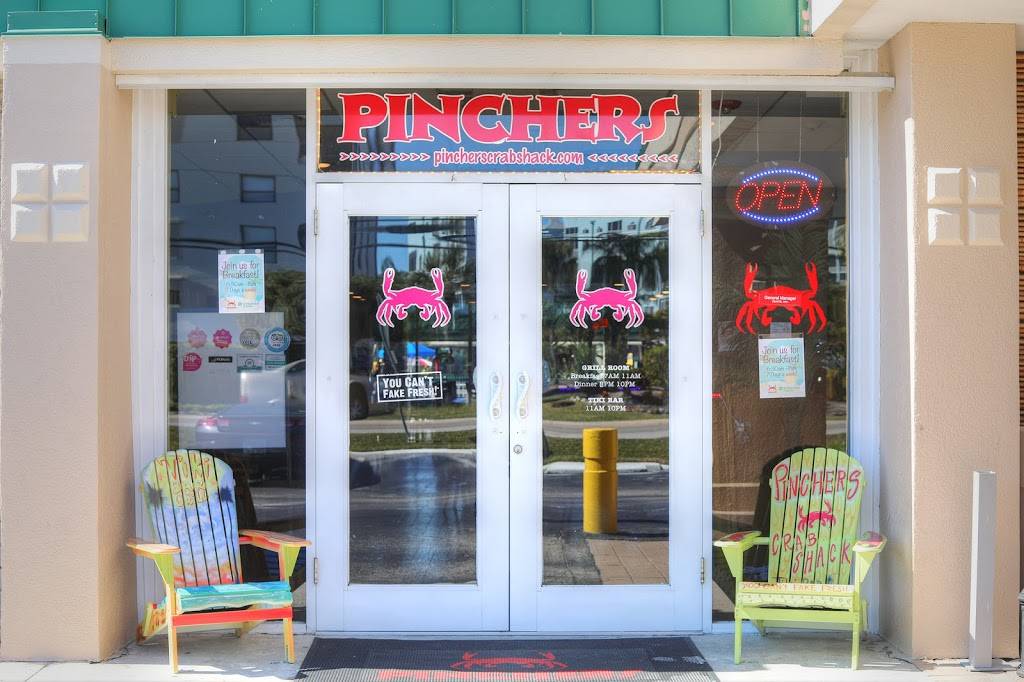Pinchers | restaurant | 6890 Estero Blvd, Fort Myers Beach, FL 33931, USA | 2394632909 OR +1 239-463-2909