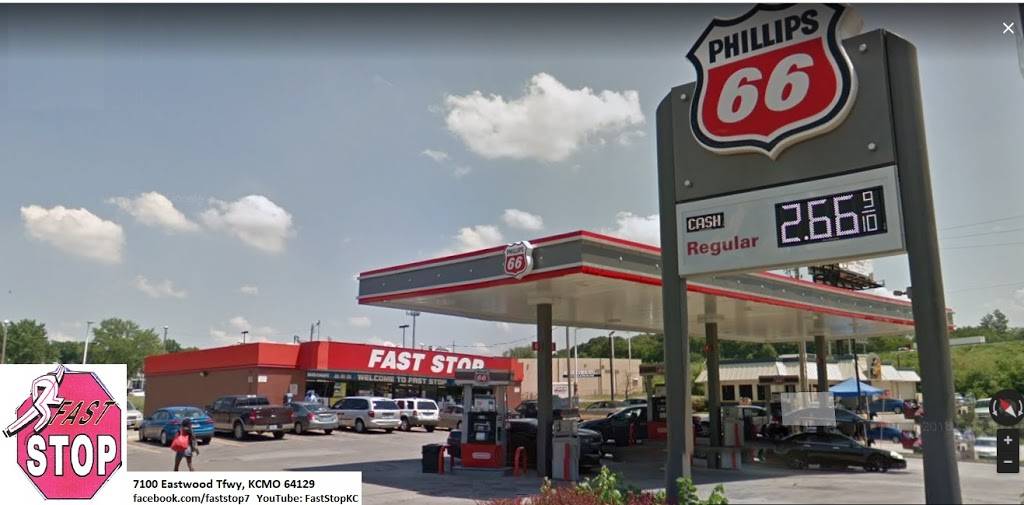 Fast Stop - Phillips 66 | meal takeaway | 7100 Eastwood Trafficway, Kansas City, MO 64129, USA | 8169218284 OR +1 816-921-8284