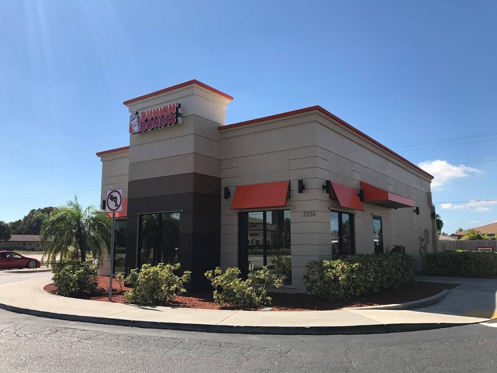 Dunkin | bakery | 3336 Del Prado Blvd S, Cape Coral, FL 33904, USA | 2395497656 OR +1 239-549-7656