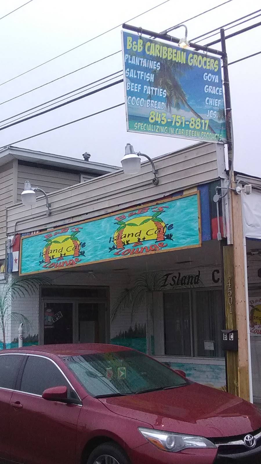 B & B Caribbean | restaurant | 4501 Dorsey Ave, North Charleston, SC 29405, USA | 8432251058 OR +1 843-225-1058