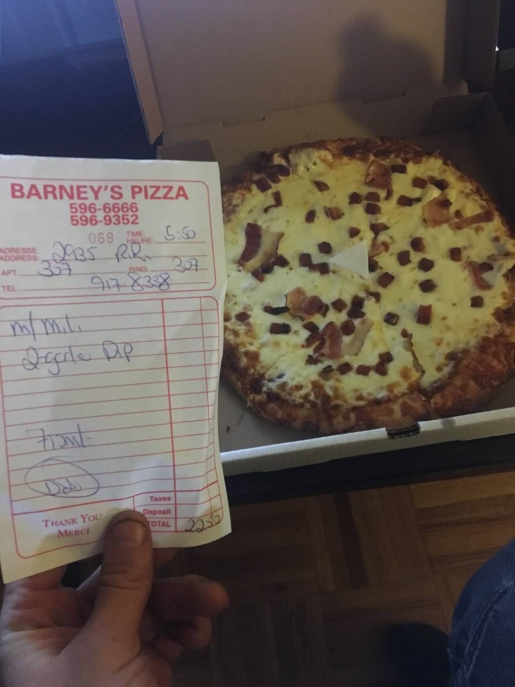 Barneys Pizza | meal delivery | 2843 Dumaurier Ave, Ottawa, ON K2B 7W3, Canada | 6135966666 OR +1 613-596-6666
