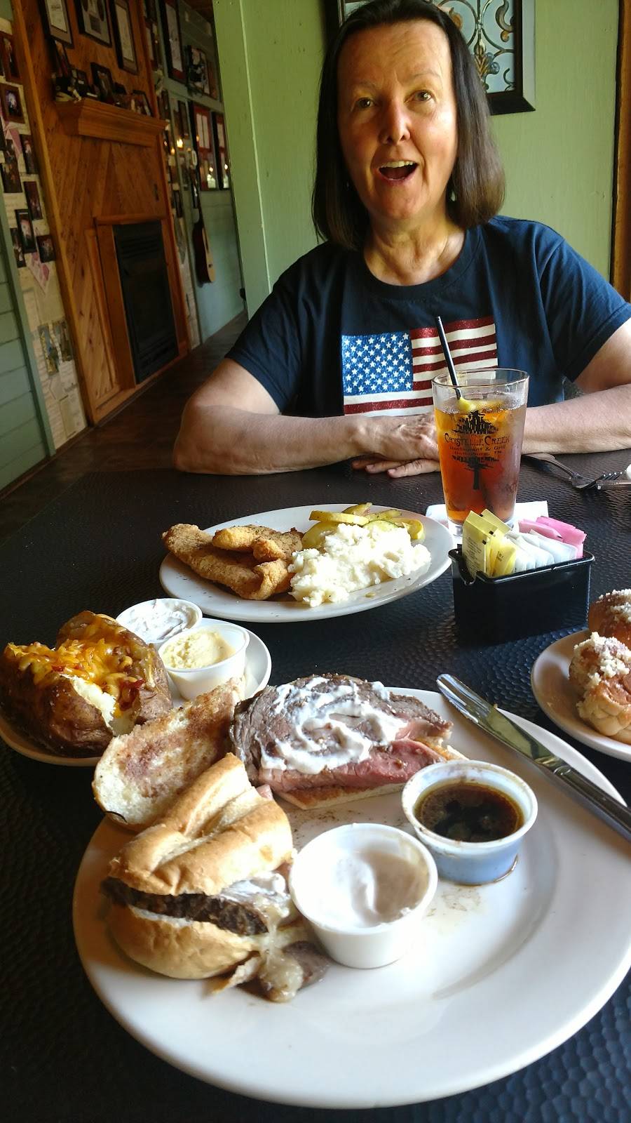 Crystelle Creek Restaurant | restaurant | 1654 East Pkwy, Gatlinburg, TN 37738, USA | 8654301551 OR +1 865-430-1551