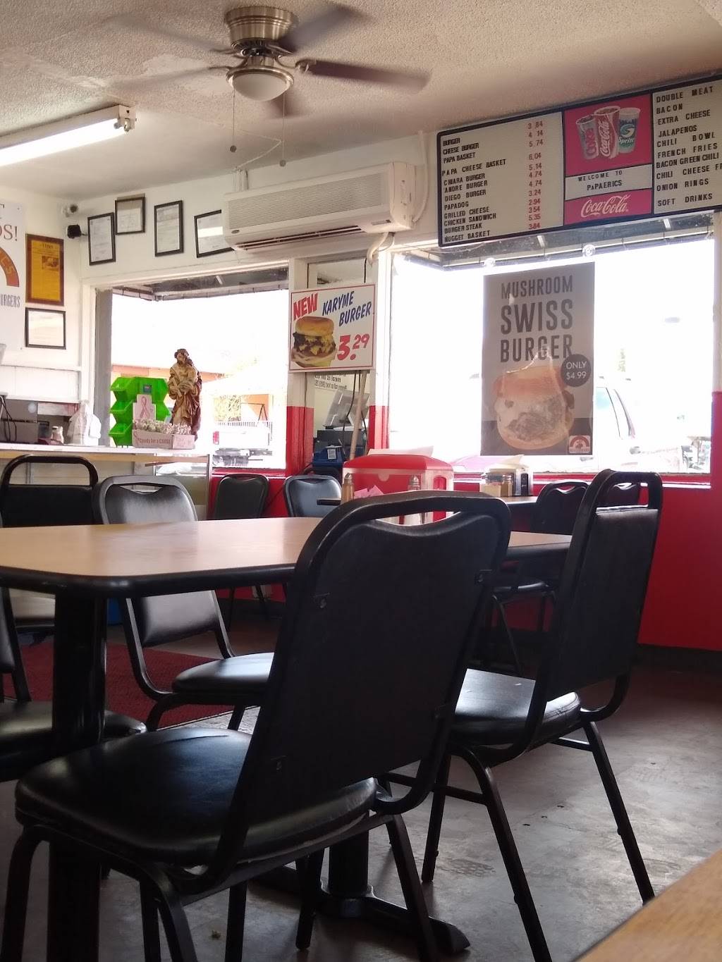 Papa Burgers | restaurant | 2519 N Piedras St, El Paso, TX 79930, USA | 9155657272 OR +1 915-565-7272