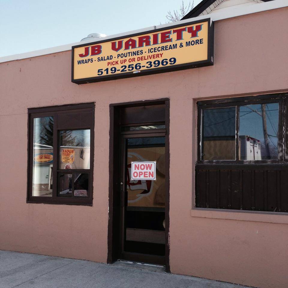 J.B. Variety | meal takeaway | 1090 Felix Ave, Windsor, ON N9C 3L5, Canada | 5192563969 OR +1 519-256-3969