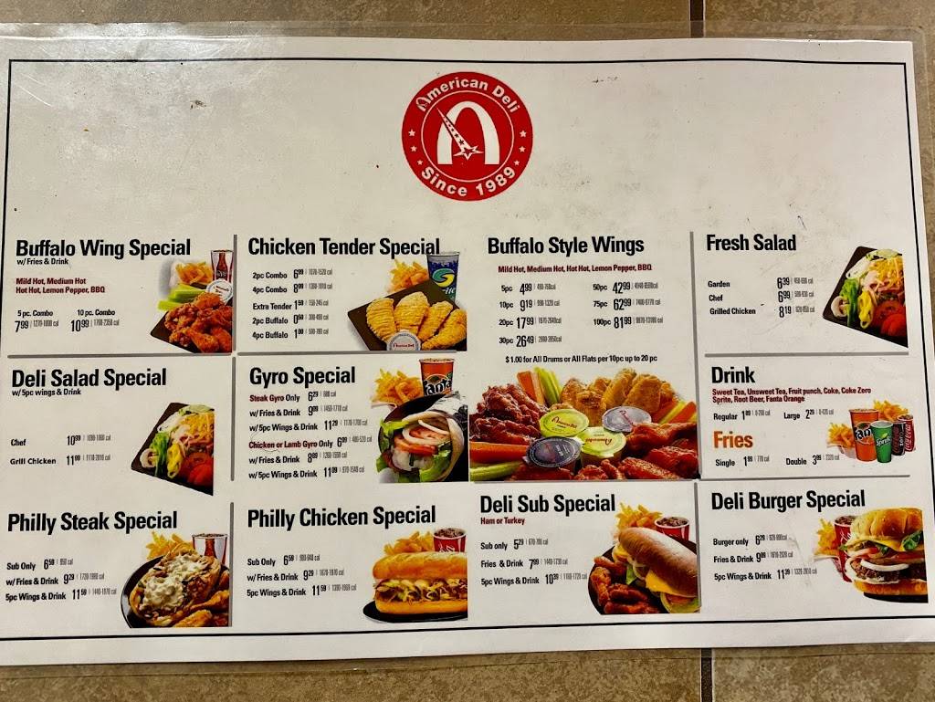 American Deli | restaurant | 105 E Capitol St, Jackson, MS 39201, USA | 7692088288 OR +1 769-208-8288