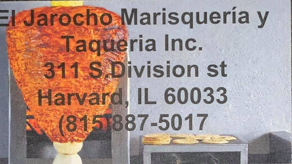 El Jarocho Marisqueria y Taqueria | restaurant | 311 S Division St, Harvard, IL 60033, USA | 8158875017 OR +1 815-887-5017