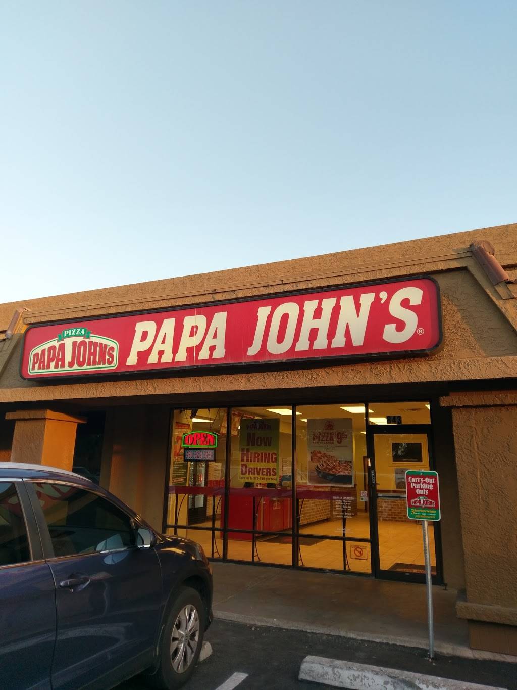 Papa Johns Pizza | restaurant | 843 W University Dr, Tempe, AZ 85281, USA | 4808293434 OR +1 480-829-3434