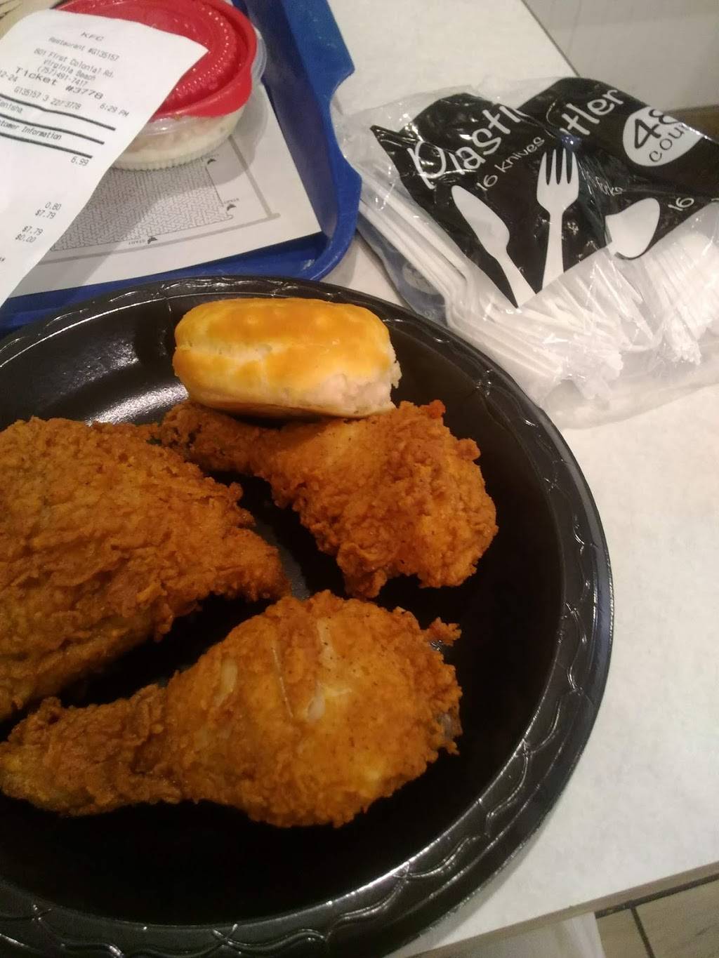 KFC | restaurant | 801 First Colonial Road, Virginia Beach, VA 23451, USA | 7574917417 OR +1 757-491-7417