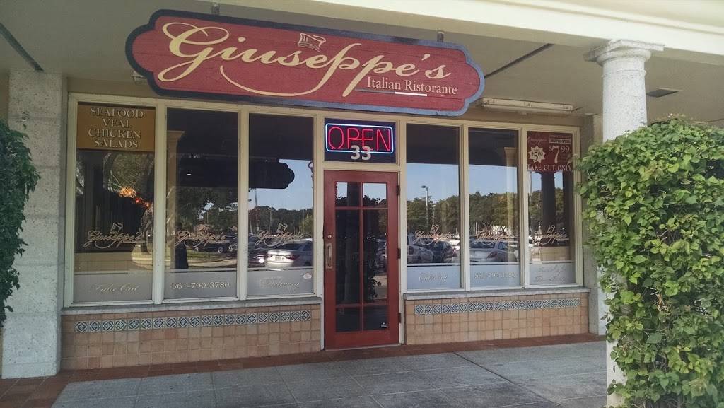 Giuseppes Italian Ristorante | restaurant | 11924 Forest Hill Blvd #33, Wellington, FL 33414, USA | 5617903780 OR +1 561-790-3780