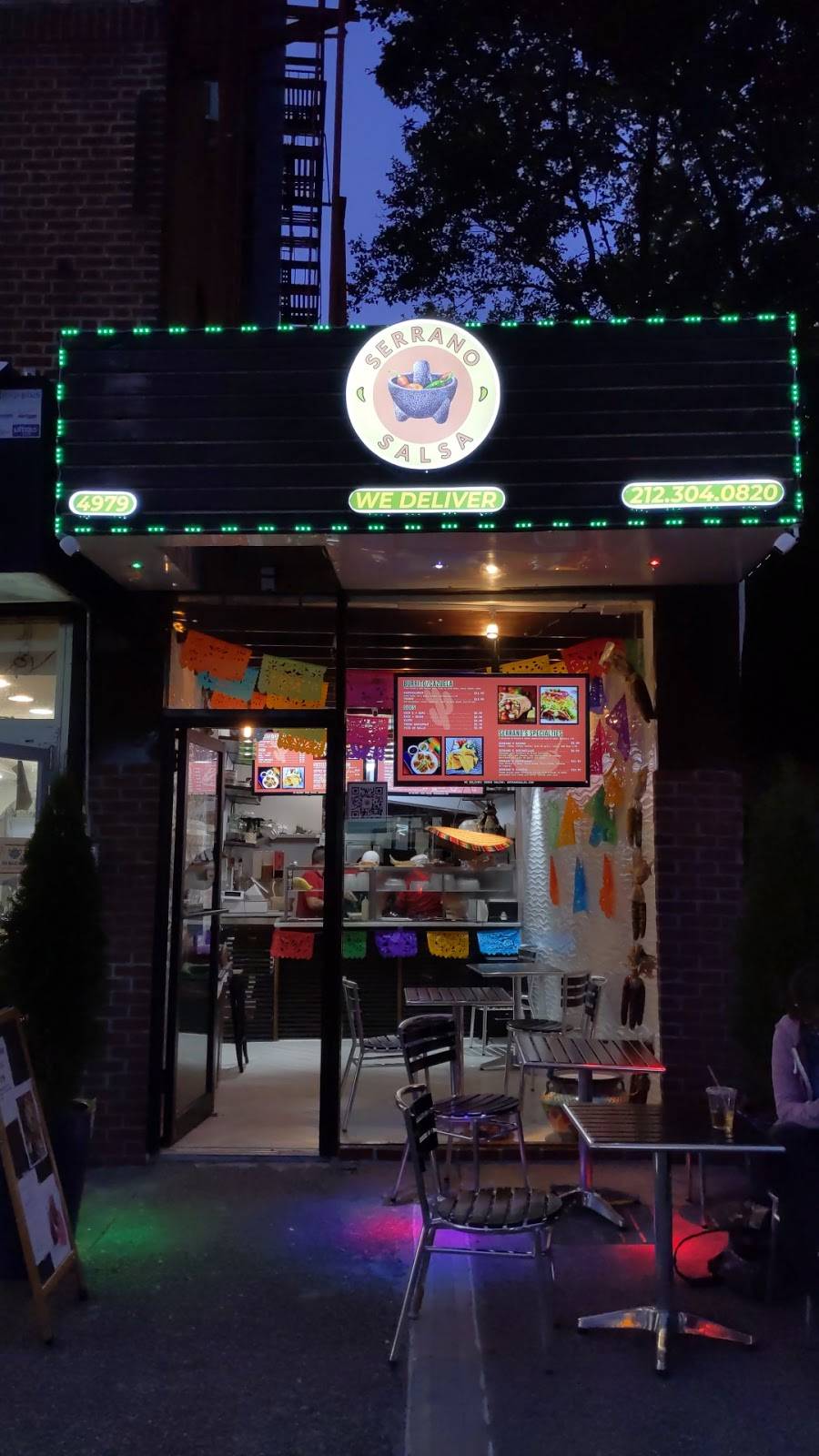 Serrano Salsa | restaurant | 4979 Broadway, New York, NY 10034, USA | 2123040820 OR +1 212-304-0820