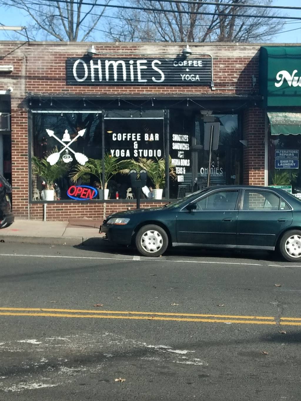 Ohmies Coffee Bar + Yoga Studio | cafe | 919 N Wood Ave, Roselle, NJ 07203, USA | 9082411602 OR +1 908-241-1602