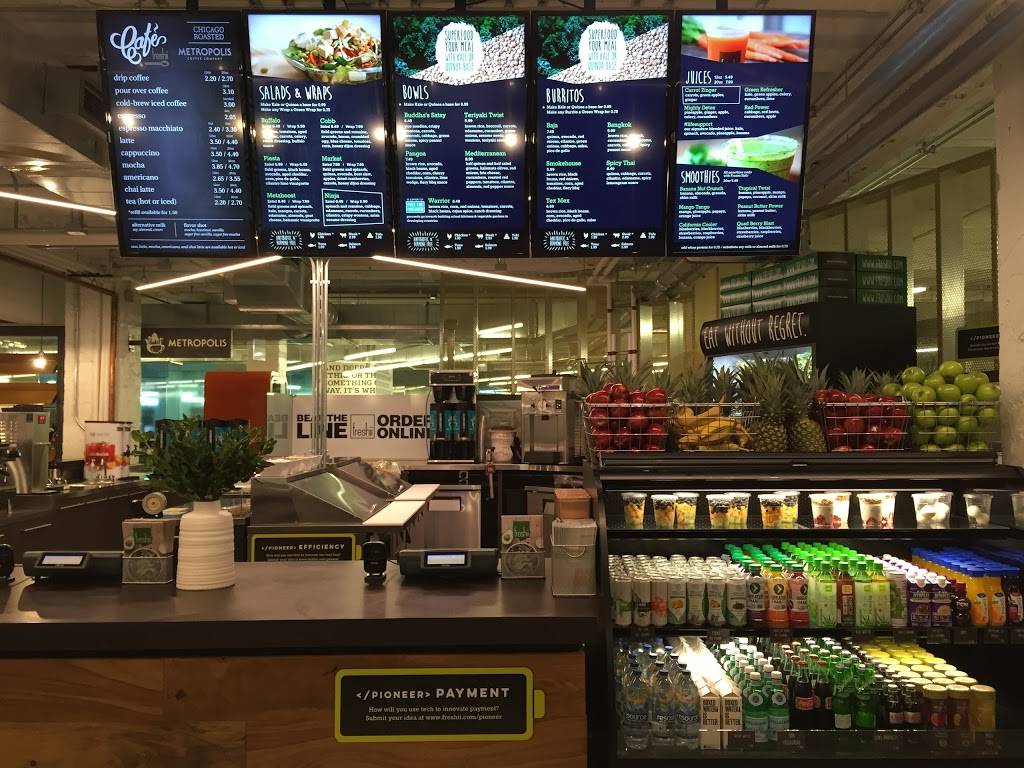 Freshii | restaurant | 222 W Merchandise Mart Plaza Floor 12, Chicago, IL 60654, USA | 3128884900 OR +1 312-888-4900