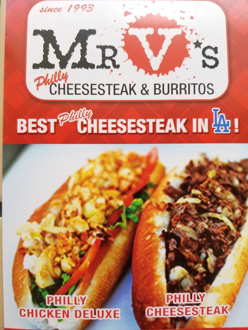 Mr Vs Philly Cheesesteak & Burritos | restaurant | 9220 S Western Ave, Los Angeles, CA 90047, USA | 3234573646 OR +1 323-457-3646