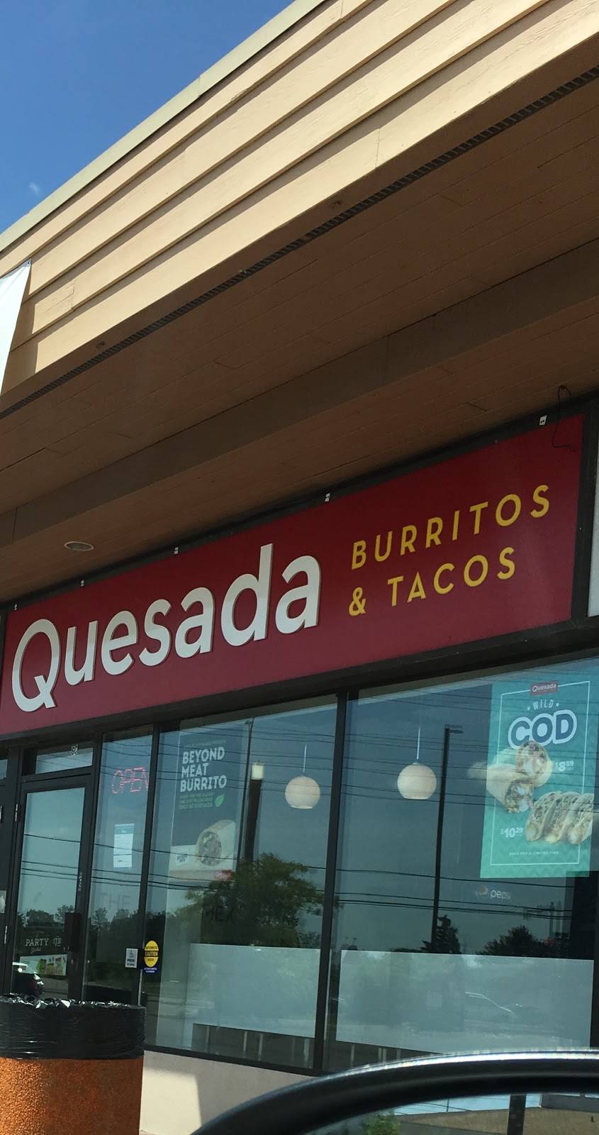Quesada Burritos & Tacos | restaurant | 3417 Derry Rd E, Malton, ON L4T 1A8, Canada | 9056710624 OR +1 905-671-0624