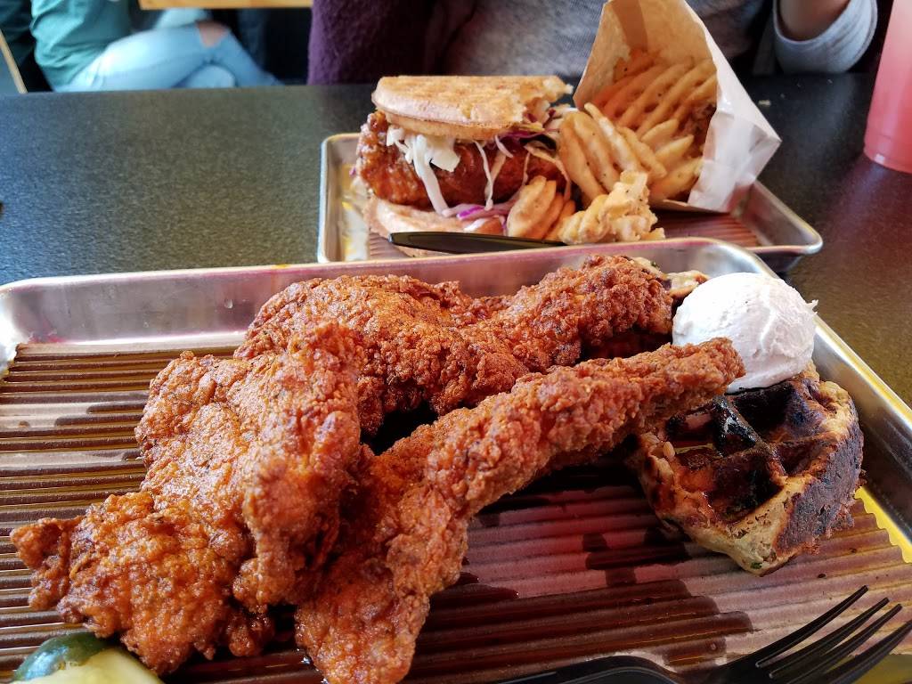 Bruxie Original Fried Chicken & Waffle Sandwich | restaurant | 292 N Glassell St, Orange, CA 92866, USA | 7146333900 OR +1 714-633-3900