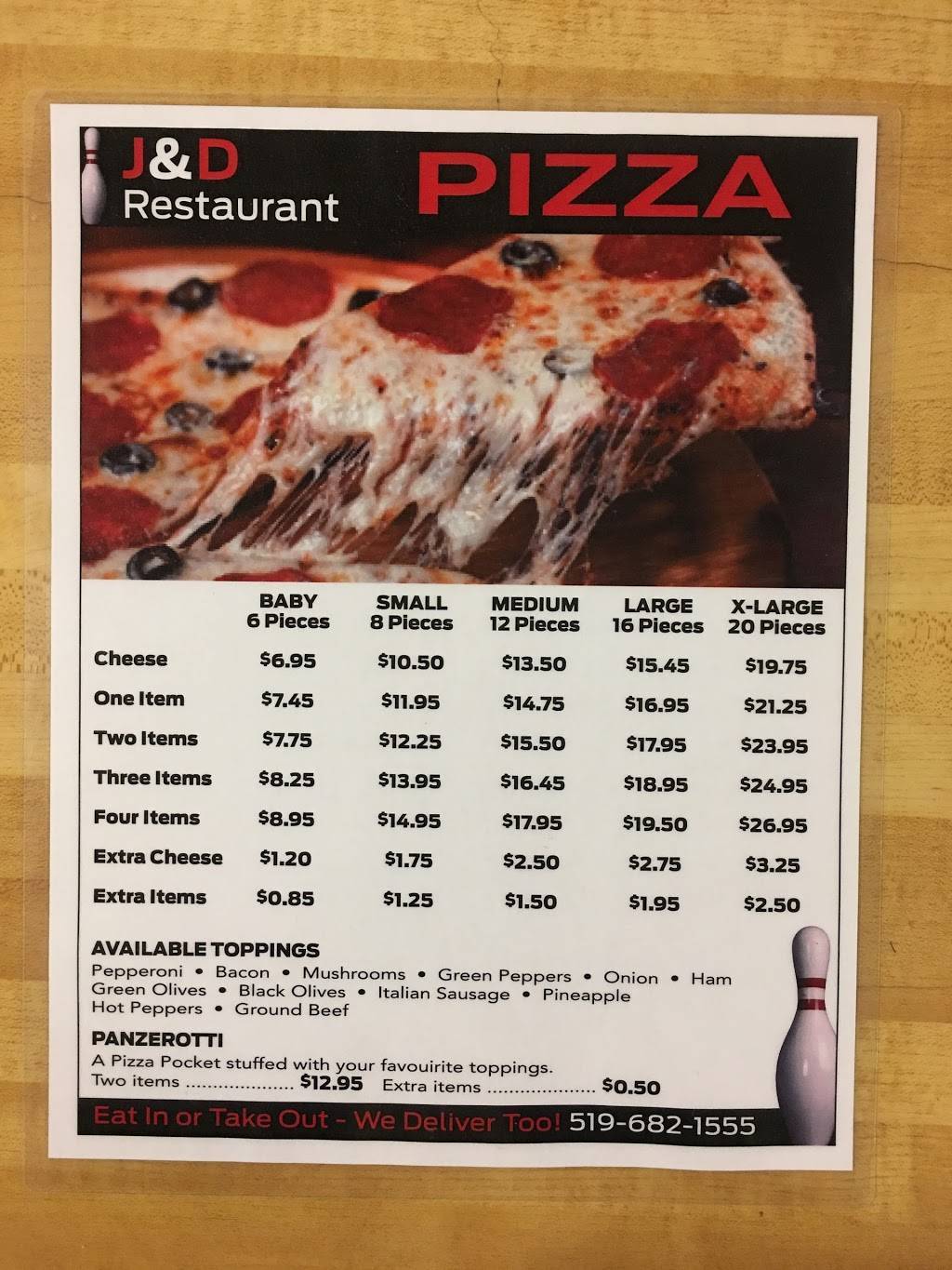 J & D Bowling & Restaurant | restaurant | 4 Young St, Tilbury, ON N0P 2L0, Canada | 5196821555 OR +1 519-682-1555